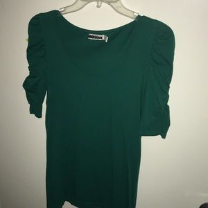 Beautiful teal Zara Top L